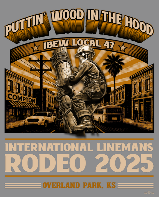 "Puttin Wood in the Hood" International Rodeo 2025 Long Sleeve