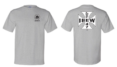 IBEW 47 Grey Cross