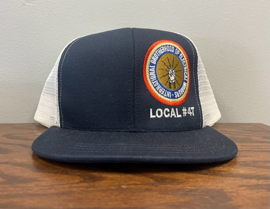 Navy IBEW 47 Snap Back